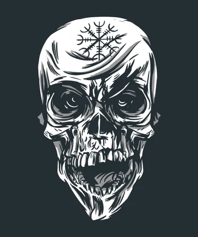 Creepy Skull