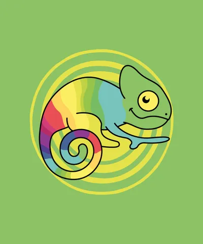 Rainbow Chameleon Animal