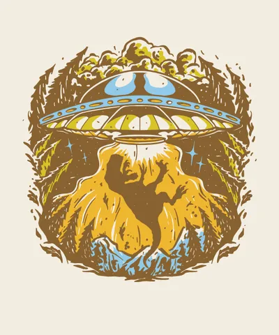 UFO Dinosaur Abduction