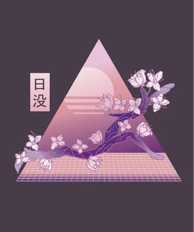 Cherry Blossom Vaporwave