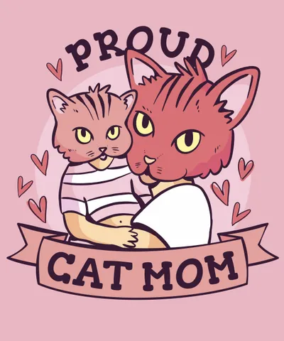 Cat Lover Proud Mom