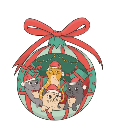 Cute Christmas Cats