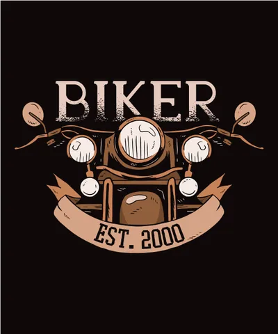 Vintage Biker Text