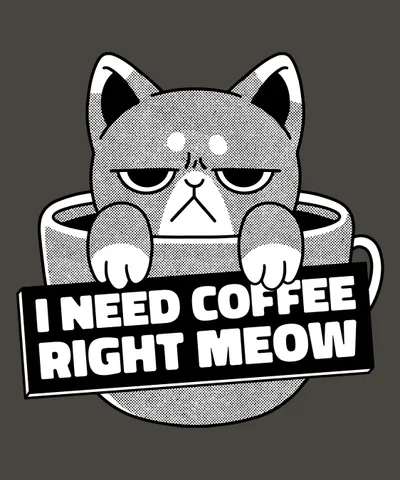 Angry Cat Coffee Drink
