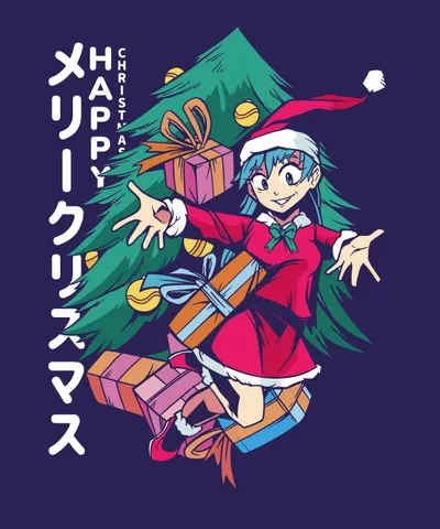 Christmas Anime Girl