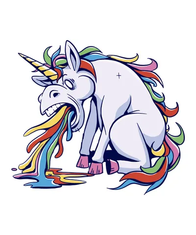 Unicorn Vomiting Rainbow