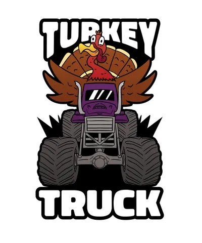 Turkey Animal on Monster Truck