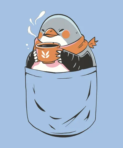 Cute Penguin in Pocket